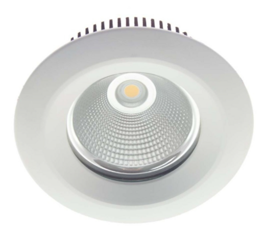 Macbright Noodverlichting LED Downlight IP54 - Pluto Mini 165M - Wit - 15.6 2000Lm - 2700K 827 Warm Wit | Zaagmaat 125MM | Wieland GST18i4 | 3H accu pack