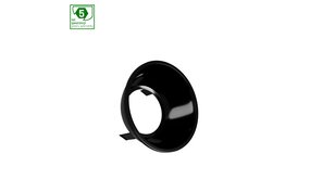 Spectrum voor de installateur ORBITO Reflector Recessed & Surface – 10W Ø70mm Zwart Glans