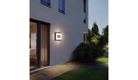 LED Wandlamp Huisnummer verlichting IP65 - Vierkant Zwart 250mm – 6-12W 660-1320Lm - 3000/4000K | Multi Lumen en Color Switch – Daglichtsensor LED Wandlamp Huisnummer verlichting IP65 - Vierkant Zwart 250mm – 6-12W 660-1320Lm - 3000/4000K | Multi Lumen en Color Switch – Daglichtsensor