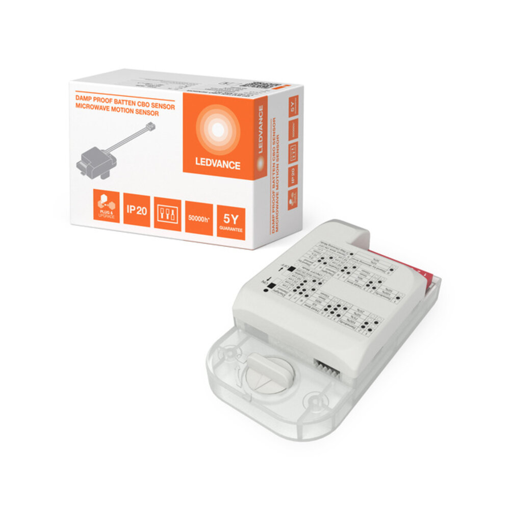 Ledvance Zakelijk: Professionele LED Verlichting & Armaturen LED Montagebalk IP66 DP Combo Toebehoren | Dimstep Sensor - DP BATTEN CBO SENSOR LS PD 8 MW INT