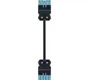 Wieland GST18i5 Koppelsnoer 2 Meter – Male + Female Connector |   DCA Patchkabel - 5x1.5 mm² – Pastelblauw Zwart - 92.257.3040.9