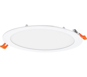 Ledvance Zakelijk: Professionele LED Verlichting & Armaturen LED Downlight Slim Recess Wit 22W 2000lm 110D - 830 Warm Wit | 225mm - Zaagmaat 200mm