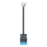 Wieland GST18i5 Aansluitsnoer 1 Meter – Male Connector | DCA Patchkabel - 5x1.5 mm² – Pastelblauw Zwart - 92.256.0504.9