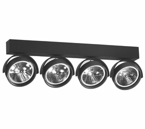 Artdelight Plafondlamp Dutchess 4-lichts | Opbouwspot | AR111 fitting | Dimbaar | IP20