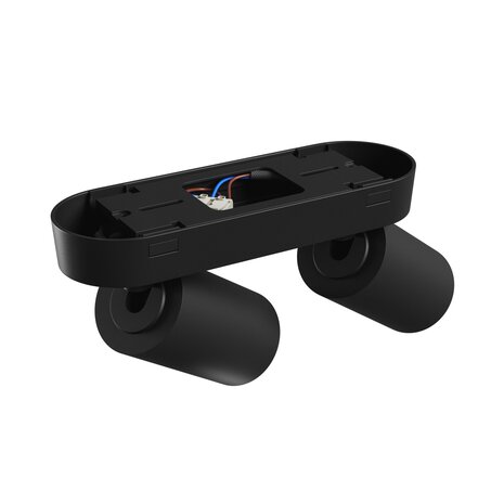 Spectrum voor de installateur MADARA ALTRO BASE 2xGU10 230V IP20 220×70×135mm Zwart