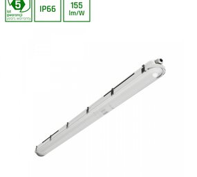 Spectrum voor de installateur LED Montagebalk Waterdicht IP66 | 120cm Limea Pro - 40W-10W - 6200lm-3000Lm Multi Lumen Switch | IK10 865 Daglicht Wit