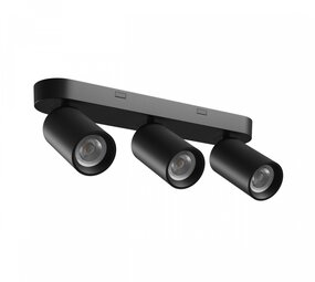 Spectrum voor de installateur Plafondspot Madra Altro Base Aluminum Zwart | Geschikt voor 3x GU10