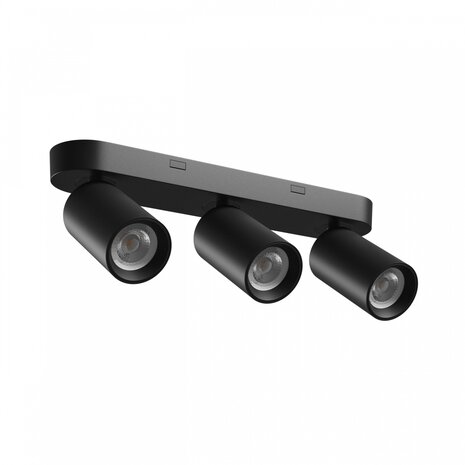 Spectrum voor de installateur Plafondspot Madra Altro Base Aluminum Zwart | Geschikt voor 3x GU10 Spectrum voor de installateur Plafondspot Madra Altro Base Aluminum Zwart | Geschikt voor 3x GU10