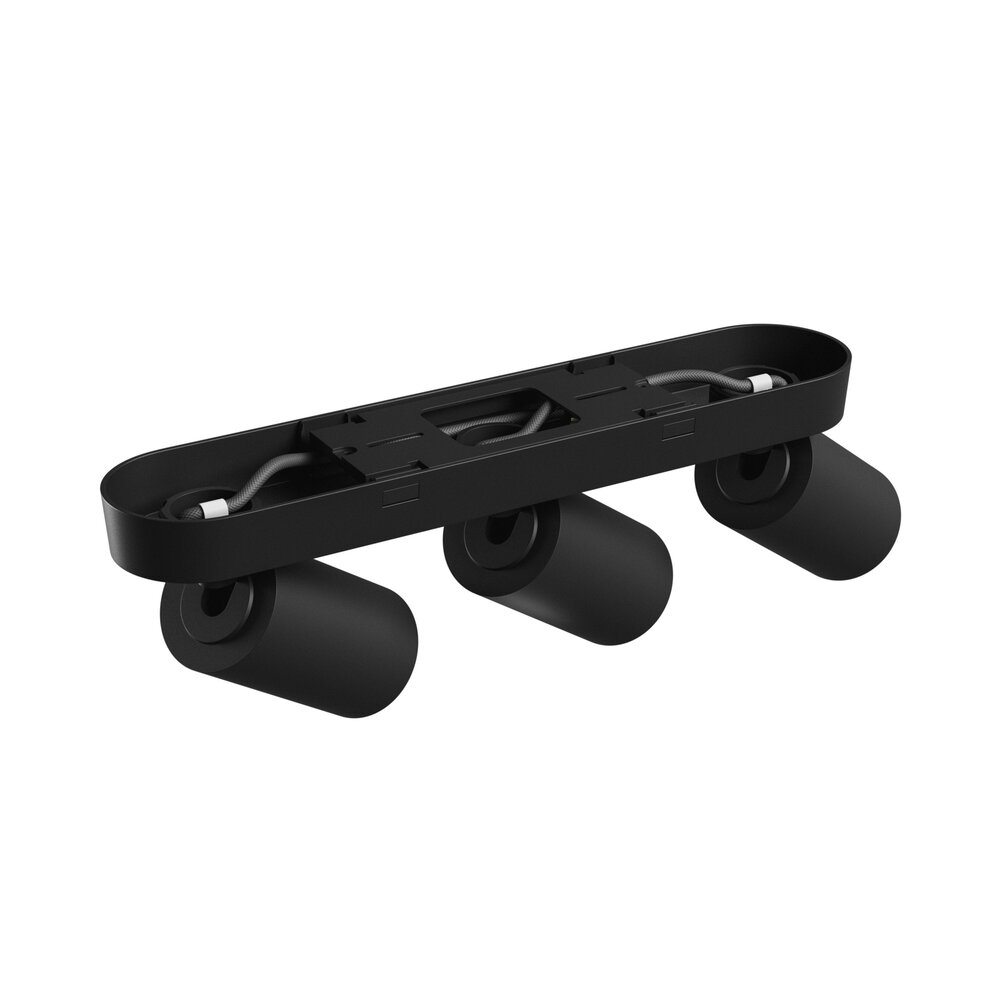 Spectrum voor de installateur MADARA ALTRO BASE 3xGU10 230V IP20 350×70×135mm Zwart