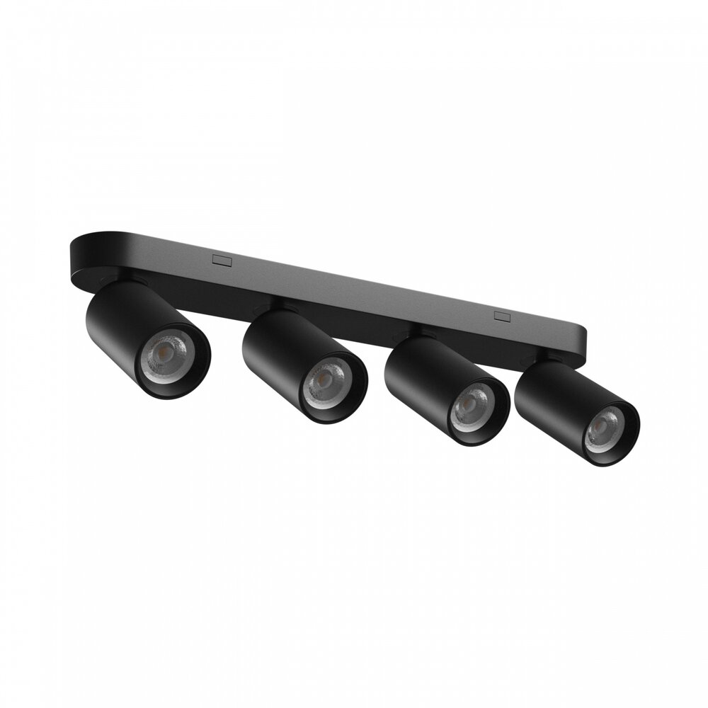 Spectrum voor de installateur MADARA ALTRO BASE 4xGU10 230V IP20 480×70×135mm Zwart