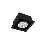 LCB LED AR111 inbouwspot zwart vierkant - Enkelvoudig voor 1 LED AR111 spots LCB LED AR111 inbouwspot zwart vierkant - Enkelvoudig voor 1 LED AR111 spots