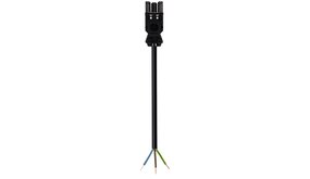 Wieland GST18i3 Aansluitsnoer Female 1,5mm² 1,5 Meter PVC ECA Zwart | 92.232.1503.1 Wieland GST18i3 Aansluitsnoer Female 1,5mm² 1,5 Meter PVC ECA Zwart | 92.232.1503.1