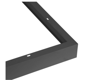 LCB LED Europe  LED paneel opbouw Zwart Aluminium - 60x60cm frame systeem - 68cm hoog incl. schroeven