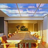 LCB LED Europe  Fotoplafond Wolken LED paneel 120x60cm - ECO - 60W 6600Lm  | UGR22 opaal wit