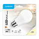 LED lamp met dag-nachtsensor E27 8,8W 4000K | Modee