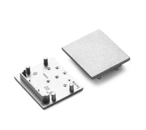 Topmet LED Strip Aluminium profiel - VARIO30-02 Toebehoren | Begin + Eindkap Zilver - 20 stuks