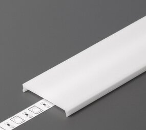 Topmet LED Strip Aluminium Profiel VARIO30-02 - Toebehoren | 20 Meter Afdekkap - Opaal Wit