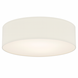 LCB LED Plafondlamp Makra | Stof Chintz Wit | Ø70cm x H20cm | 3x E27 Fitting LCB LED Plafondlamp Makra | Stof Chintz Wit | Ø70cm x H20cm | 3x E27 Fitting