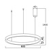 LCB LED LED Ringlamp 80cm - LINA | 45W | CCT | Niet dimbaar LCB LED LED Ringlamp 80cm - LINA | 45W | CCT | Niet dimbaar