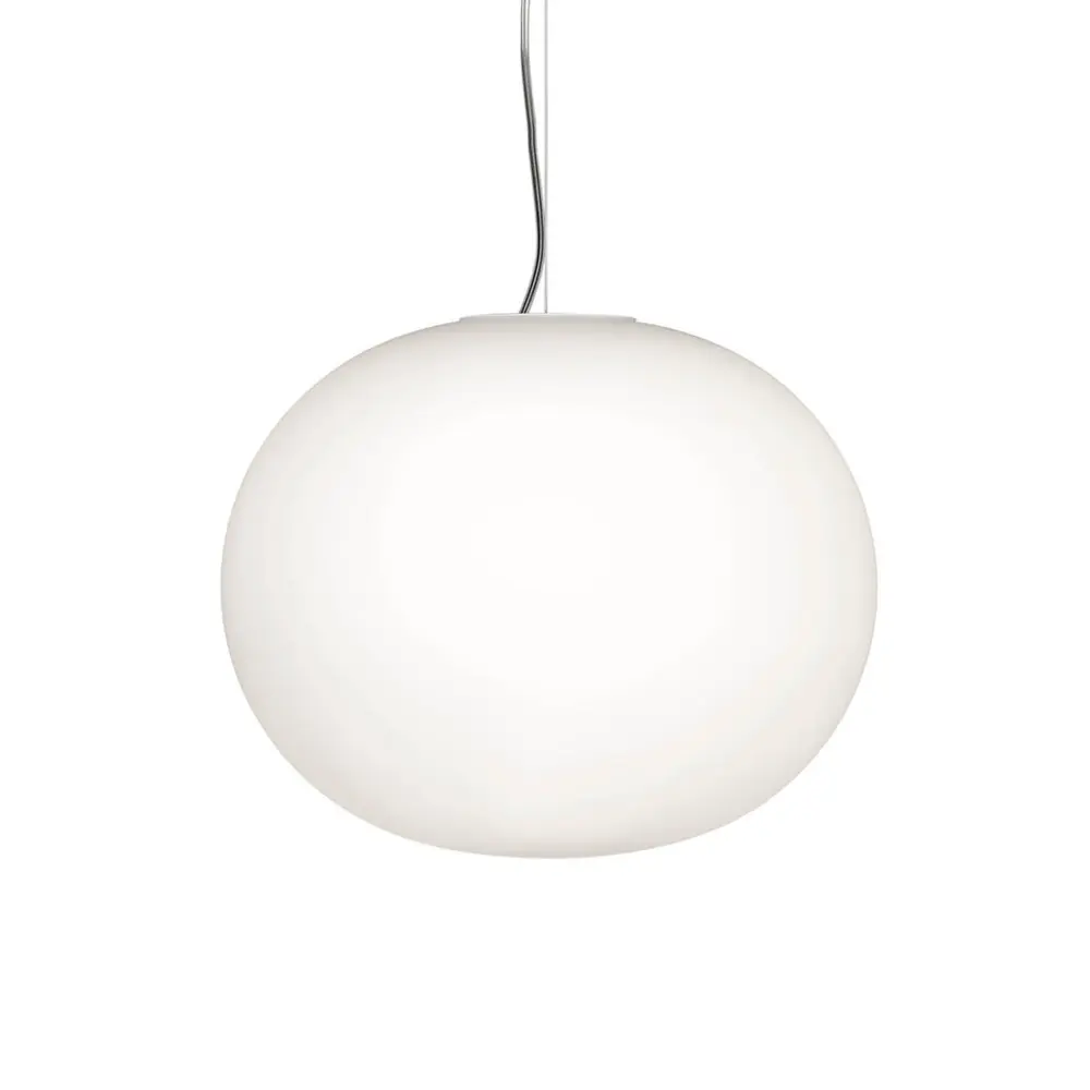 Flos Flos Hanglamp Wit Glo-Ball M - Ø33cm - 1-Lichts E27 Fitting | Designlamp Jasper Morrison