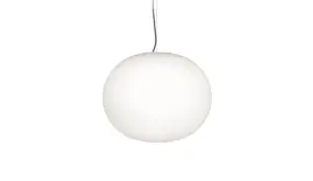 Flos Flos Hanglamp Wit Glo-Ball M - Ø33cm - 1-Lichts E27 Fitting | Designlamp Jasper Morrison