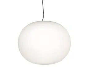 Flos Flos Hanglamp Wit Glo-Ball M - Ø33cm - 1-Lichts E27 Fitting | Designlamp Jasper Morrison