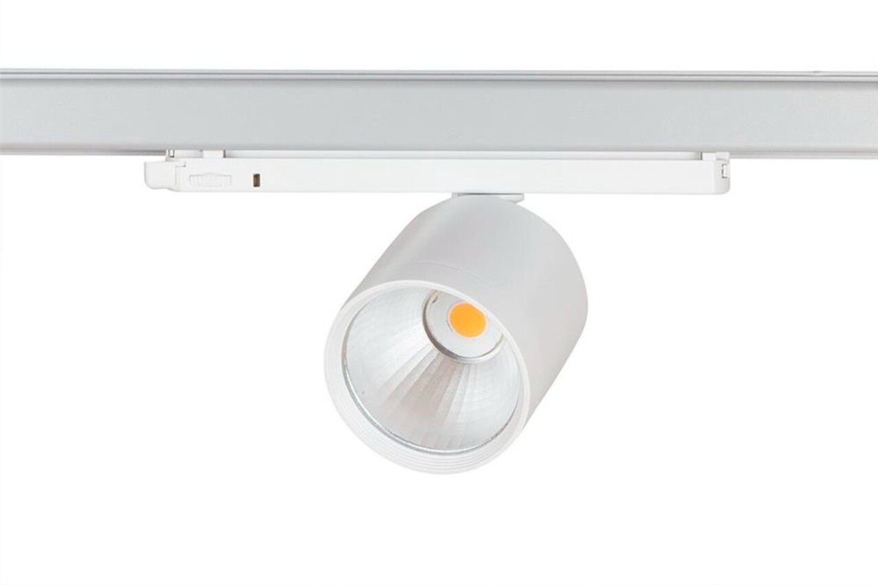 Lival LED Railspot 3-Fase - Wit - 25,4W 3625Lm  - 3500K Helder Wit - CRI90 - 36° Stralingshoek - 5 jaar garantie Lival LED Railspot 3-Fase - Wit - 25,4W 3625Lm  - 3500K Helder Wit - CRI90 - 36° Stralingshoek - 5 jaar garantie