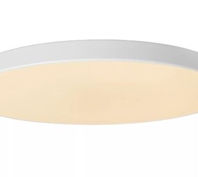 Lucide UNAR - Plafonnière - Ø 80 cm - LED 3 StepDim - 1x80W 2700K - Wit