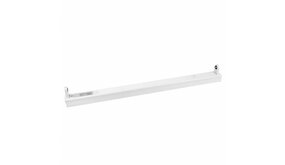 LED TL armatuur - 60cm wit aluminium - voor een enkel LED TL buis