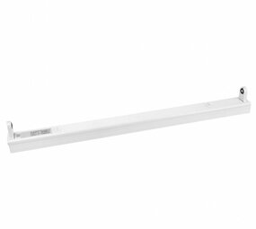 LCB LED Europe  LED TL armatuur - 60cm wit aluminium - voor een enkel LED TL buis