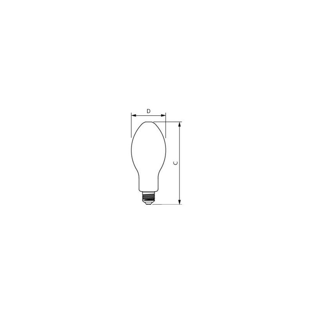 Philips LED Verlichting | Officieel distributeur Philips TrueForce Core LED E40 HPL/SON Mat 36W 5500lm 300D - 840 Warm Wit | Vervangt 125W