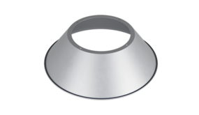 Aluminium Reflector Kap - geschikt voor High Bay / LED High Bay 90° + schroeven Aluminium Reflector Kap - geschikt voor High Bay / LED High Bay 90° + schroeven