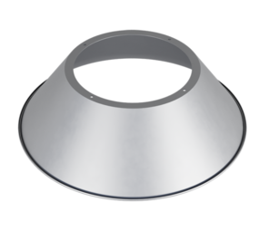 Aluminium Reflector Kap - geschikt voor High Bay /  LED High Bay 90° + schroeven