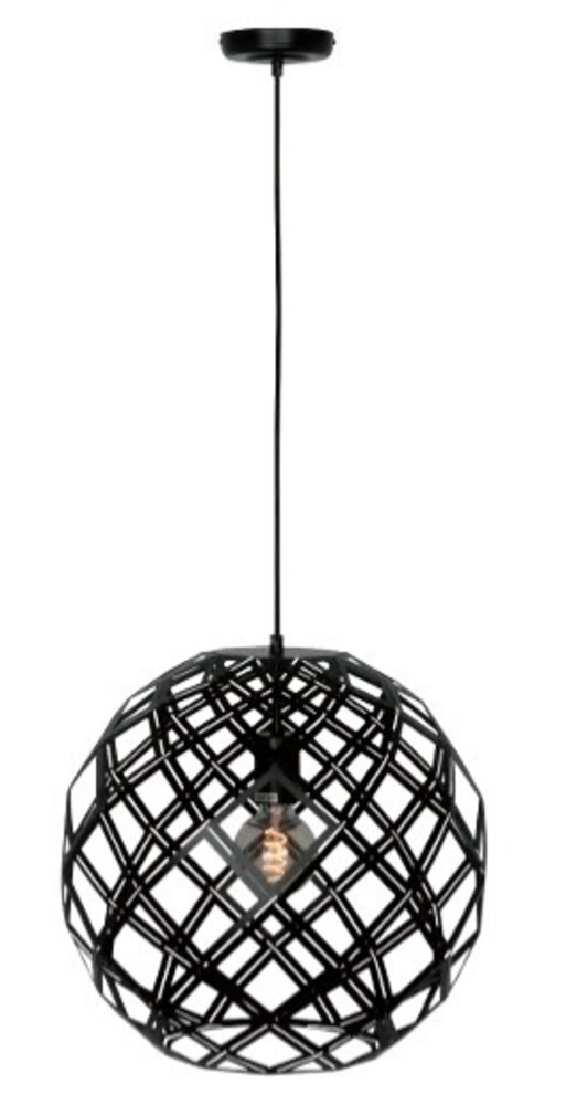 Freelight LED Hanglamp Staal Rond 40CM - Emma Zwart - 1-Lichts | Ø 400MM - E27 Fitting - Mat Zwart Freelight LED Hanglamp Staal Rond 40CM - Emma Zwart - 1-Lichts | Ø 400MM - E27 Fitting - Mat Zwart