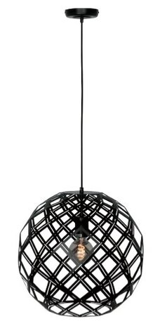 Freelight LED Hanglamp Staal Rond 40CM - Emma Zwart - 1-Lichts | Ø 400MM - E27 Fitting - Mat Zwart Freelight LED Hanglamp Staal Rond 40CM - Emma Zwart - 1-Lichts | Ø 400MM - E27 Fitting - Mat Zwart