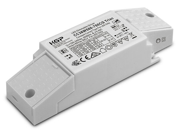 KGP TRIAC Dimbare voeding 36W | 500-700mA - Geschikt voor Downlight - type CC36W500-700CG KGP TRIAC Dimbare voeding 36W | 500-700mA - Geschikt voor Downlight - type CC36W500-700CG