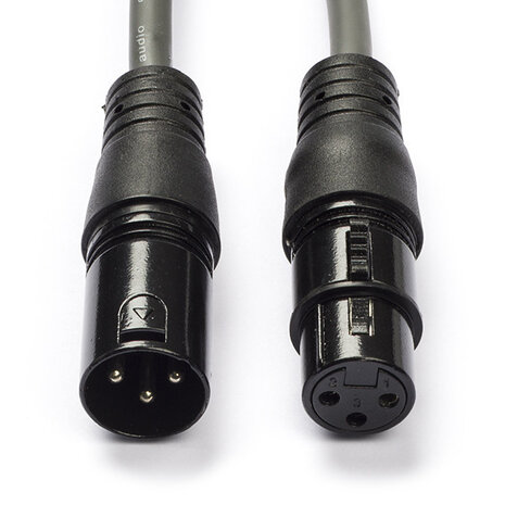 Nedis DMX Koppelsnoer Digitaal - Male Female connector  | 20 meter - 110 Ohm 3-pins