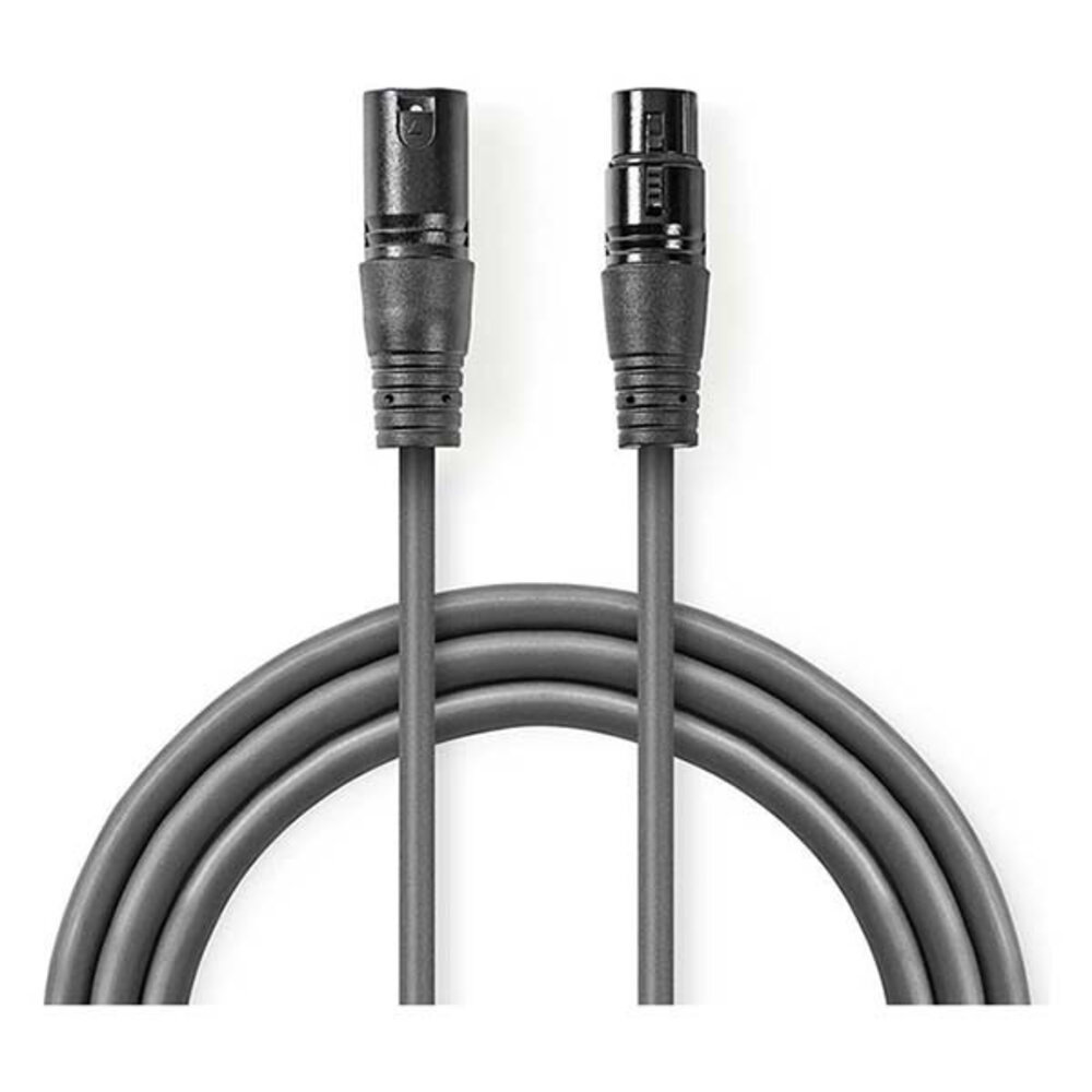 Nedis DMX Koppelsnoer Digitaal - Male Female connector  | 20 meter - 110 Ohm 3-pins