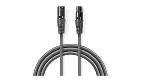 DMX Koppelsnoer Digitaal - Male Female connector  | 20 meter - 110 Ohm 3-pins