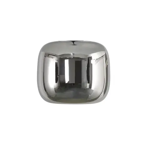 Artdelight Glas Preston 24cm Titan - E27 Kap | Spiegelend Rookglas Artdelight Glas Preston 24cm Titan - E27 Kap | Spiegelend Rookglas