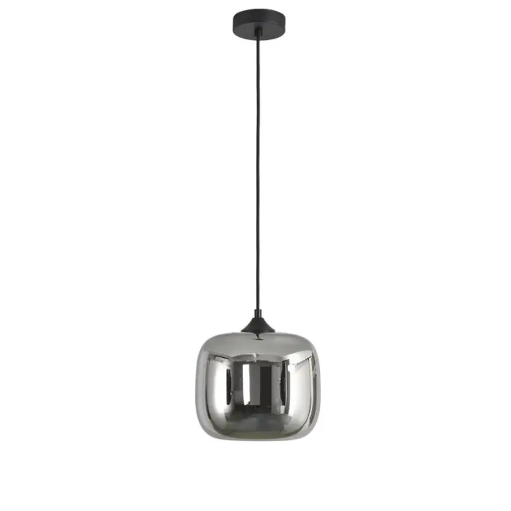 Glas Preston 24cm Titan - E27 Kap | Spiegelend Rookglas