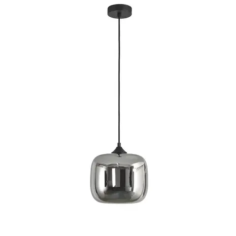 Glas Preston 24cm Titan - E27 Kap | Spiegelend Rookglas