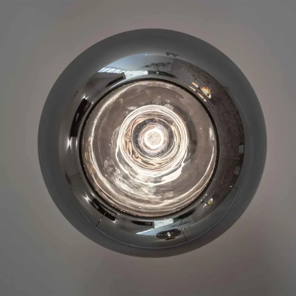 Glas Titan Botany 17,5cm- E27 Kap | Spiegelend Rookglas