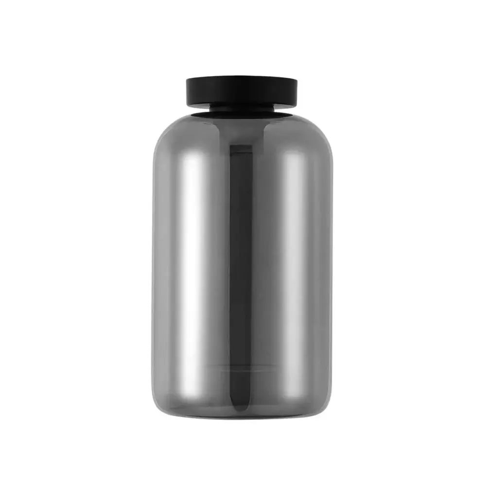 Glas Titan Botany 17,5cm- E27 Kap | Spiegelend Rookglas