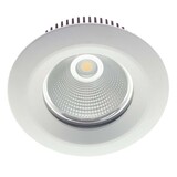 Macbright Noodverlichting LED Downlight IP54 - Pluto Mini 165MM - Wit - 15.6 2000Lm - 3000K 830 Warm Wit | Zaagmaat 125MM | Wieland GST18i4 | 3H accu pack