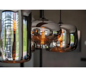 Artdelight Hanglamp Toronto 26,5cm Titan - E27 | IP20 Rookglas