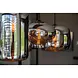 Artdelight Hanglamp Toronto 26,5cm Titan - E27 | IP20 Rookglas