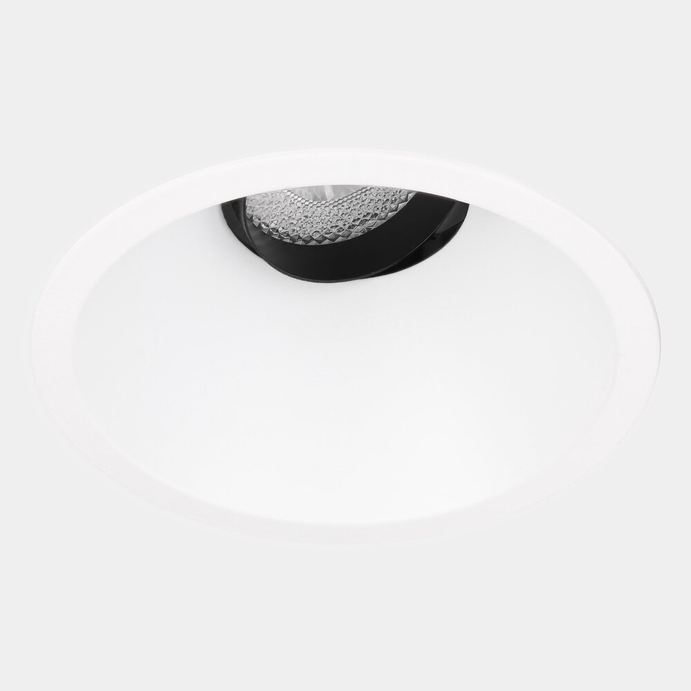 Leds-C4 LED Downlight IP54 - Lite Deep verzonken - 105MM - Mat Wit - 13.9W 1023Lm - 2700K 927 Warm Wit | 34D - CRI92 - Zaagmaat 95MM
