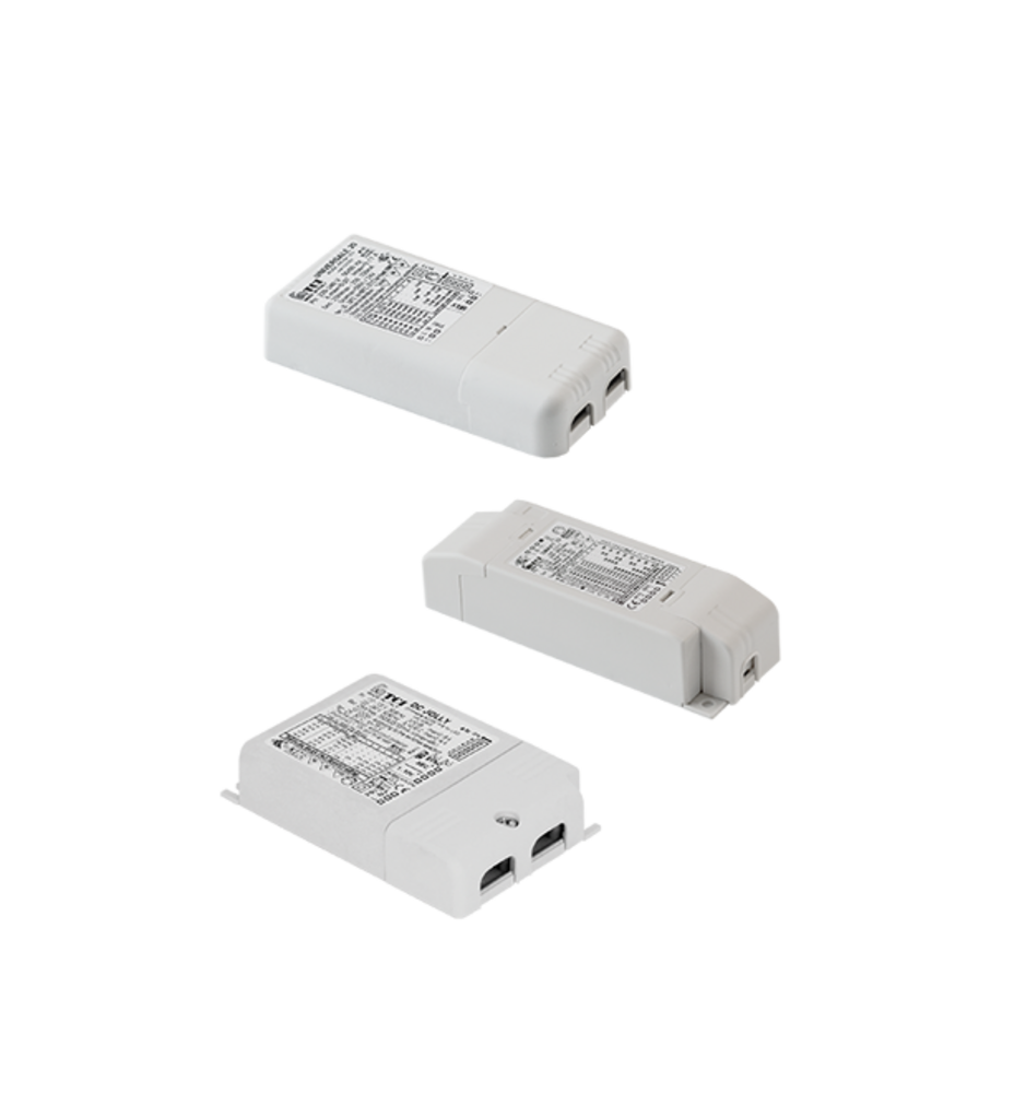 Intra Lighting voor de zakelijke markt: Exclusieve verlichting voor de architect LED Driver Nitor RV PRO - PF40 40-12W - 300-1050mA - Dipswitch - max. 44V fixed output - Geschikt voor Downlight
