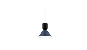 Intra Lighting voor de zakelijke markt: Exclusieve verlichting voor de architect LED Hanglamp - Zoe Z2 - 12-5W 1150-540Lm - 2700K 927 Warm Wit | Multi Lumen Switch - Mat twilight Blauw Zwart